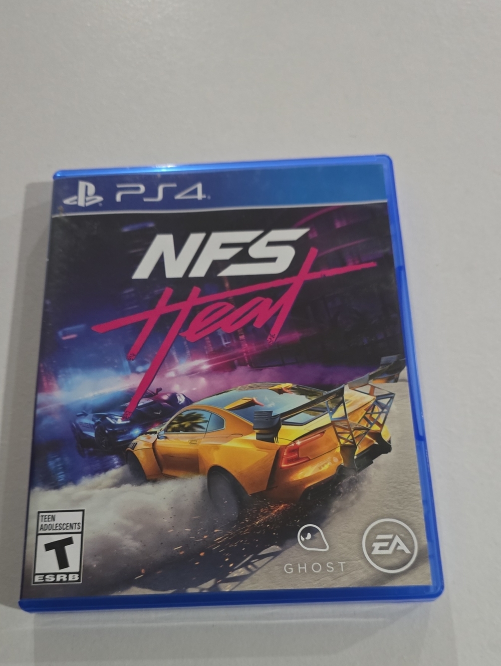 Need for Speed Heat (Sony 4) - Yellow Car Cover